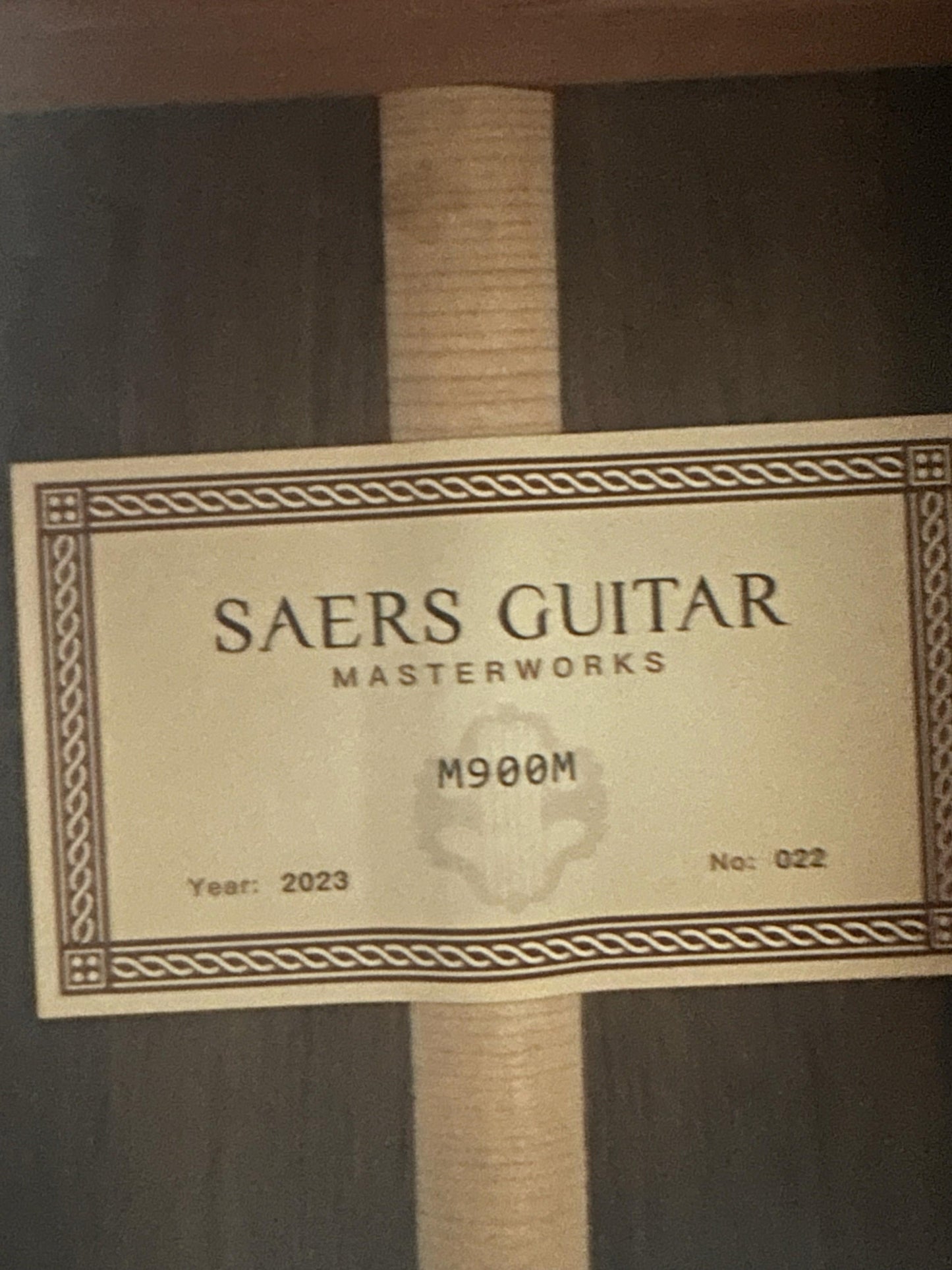 Saers M900 Cedar Double Top Madagascar