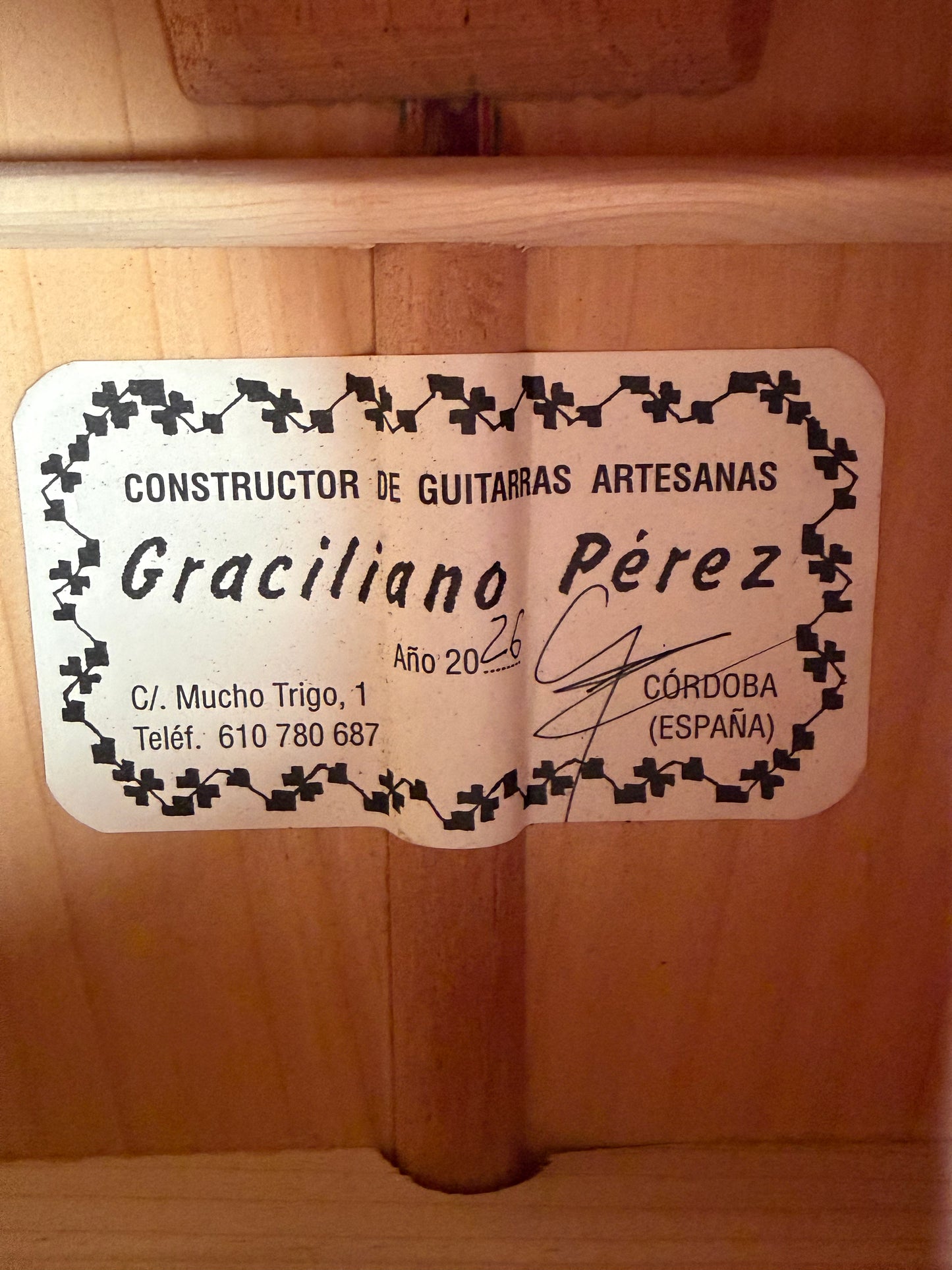 Graciliano Perez  Flamenco Blanca 2026