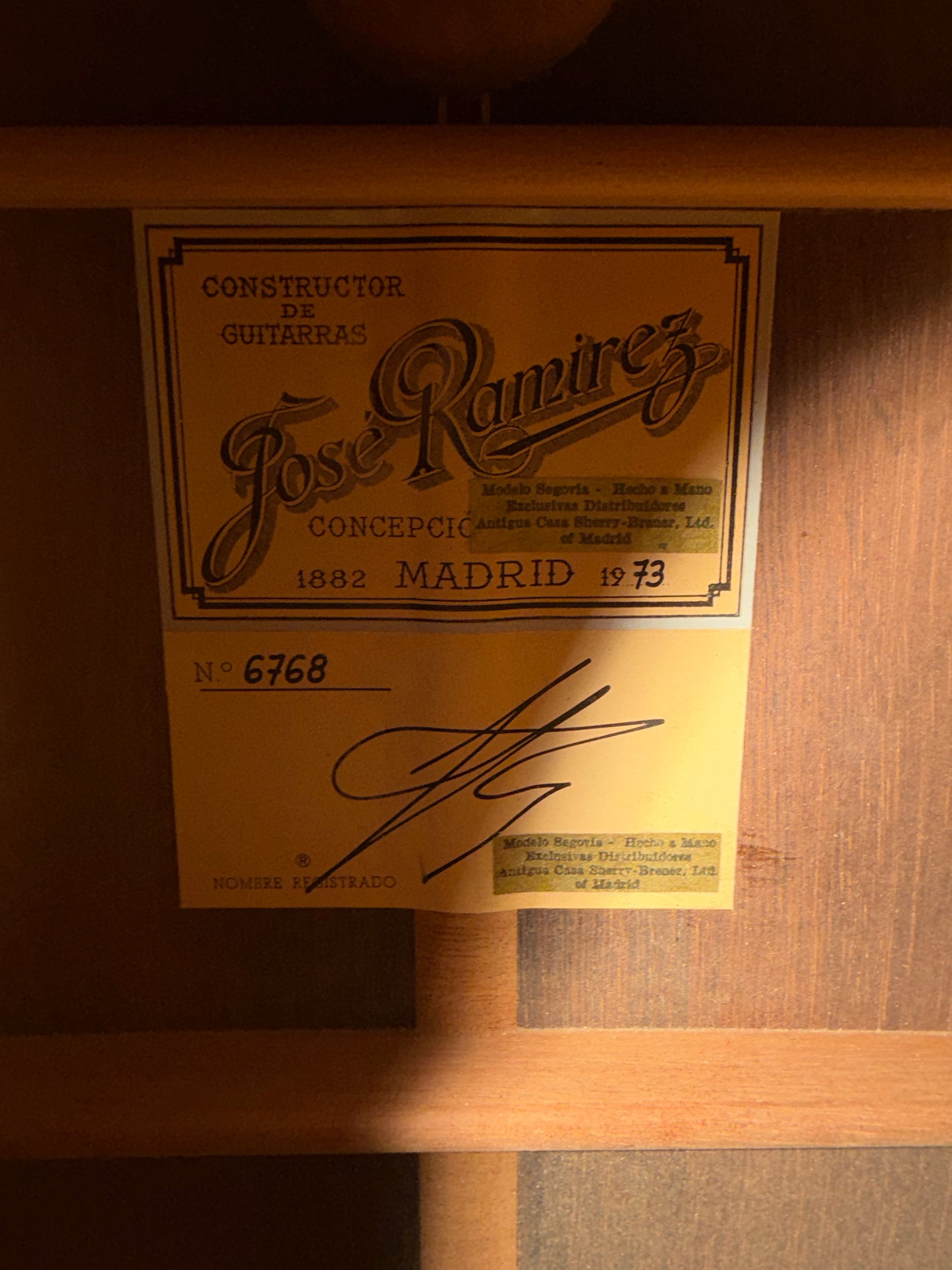 Jose Ramirez 1A 1973 Cedar+Brazilian